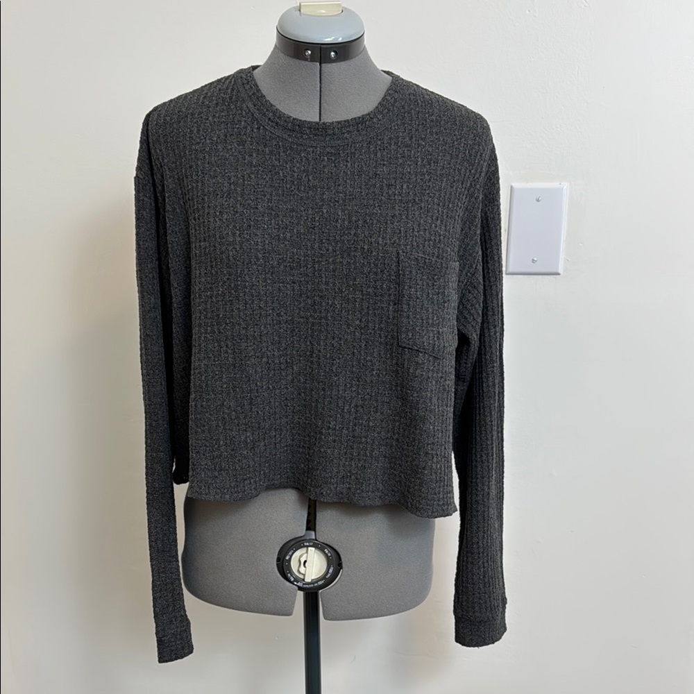 Wild Fable Cropped Long Sleeve Top